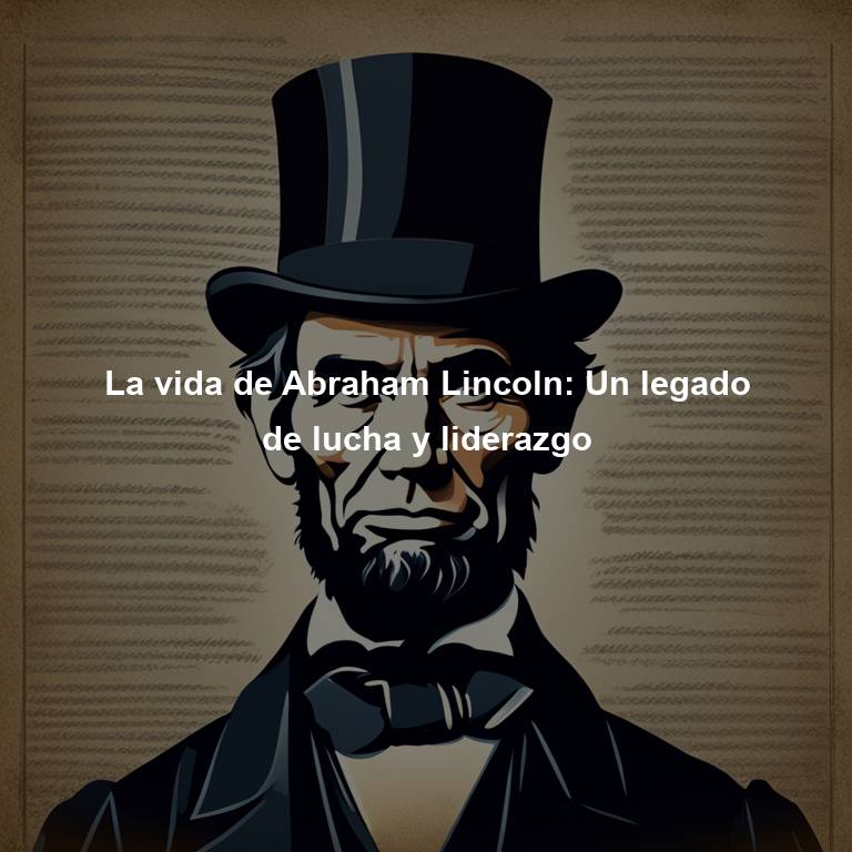 La vida de Abraham Lincoln: Un legado de lucha y liderazgo