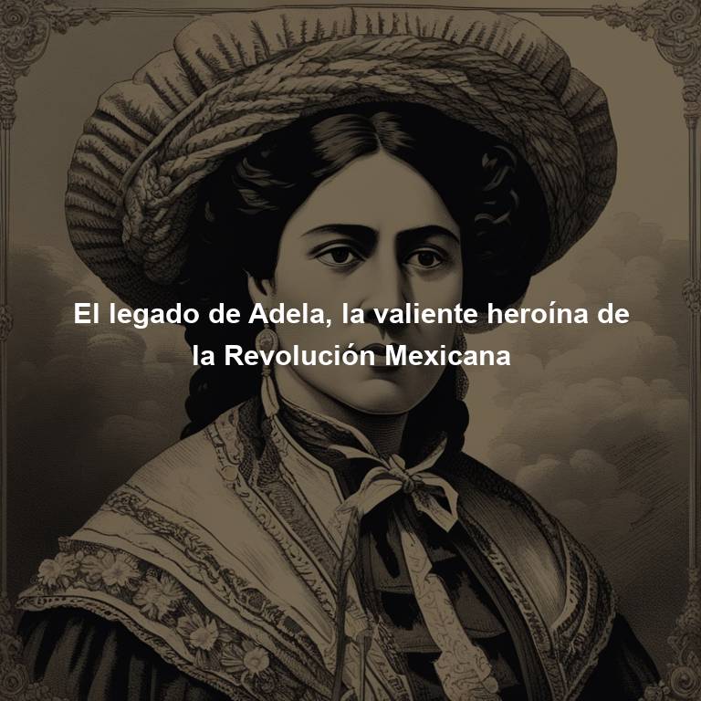 El legado de Adela, la valiente heroína de la Revolución Mexicana