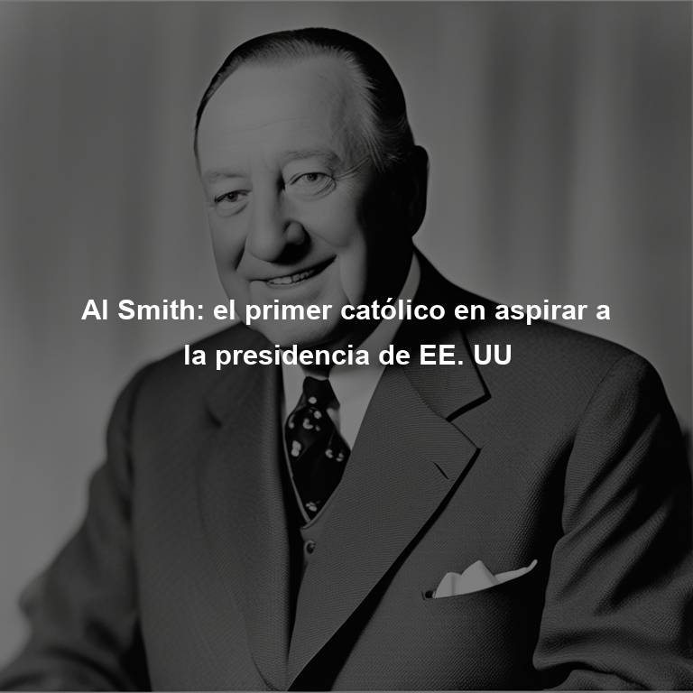 Al Smith: el primer católico en aspirar a la presidencia de EE. UU