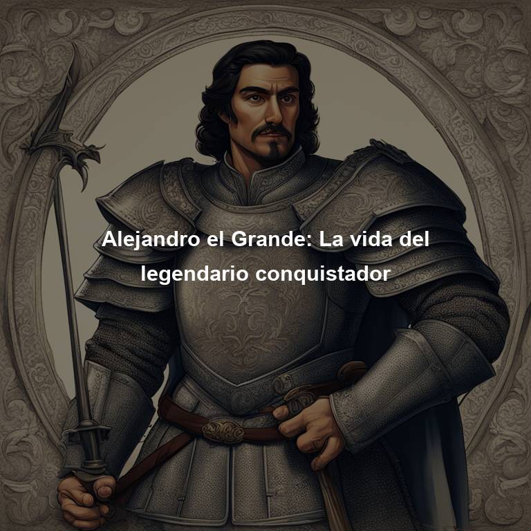 Alejandro el Grande: La vida del legendario conquistador