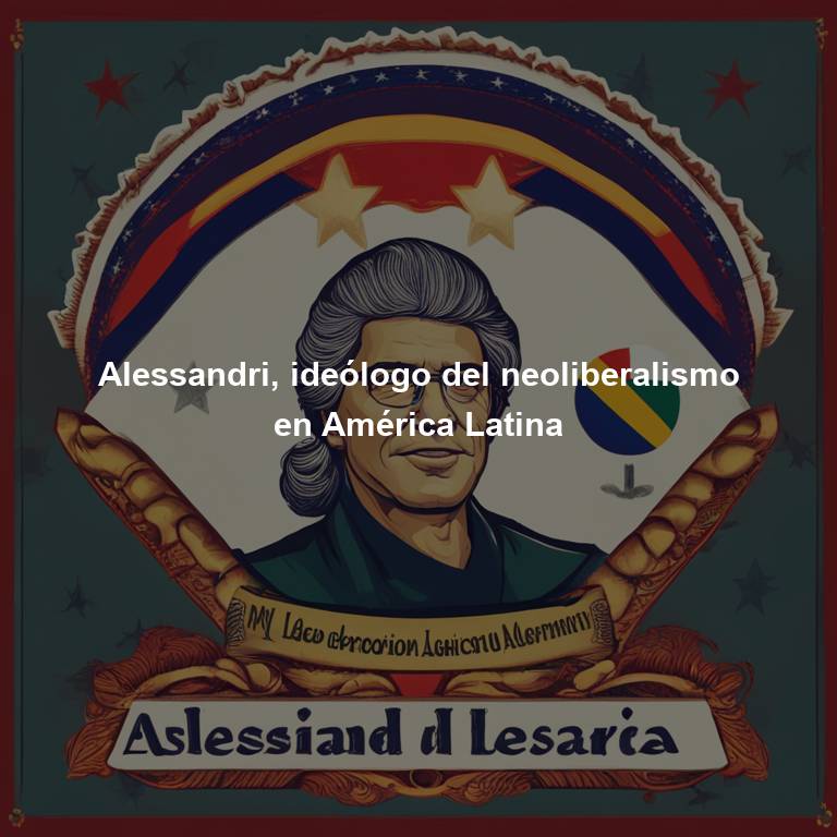 Alessandri, ideólogo del neoliberalismo en América Latina
