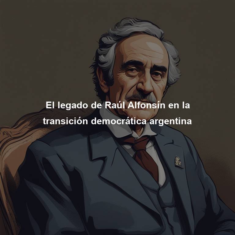 El legado de Raúl Alfonsín en la transición democrática argentina