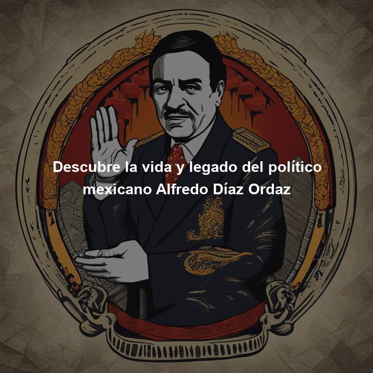 Descubre la vida y legado del político mexicano Alfredo Díaz Ordaz