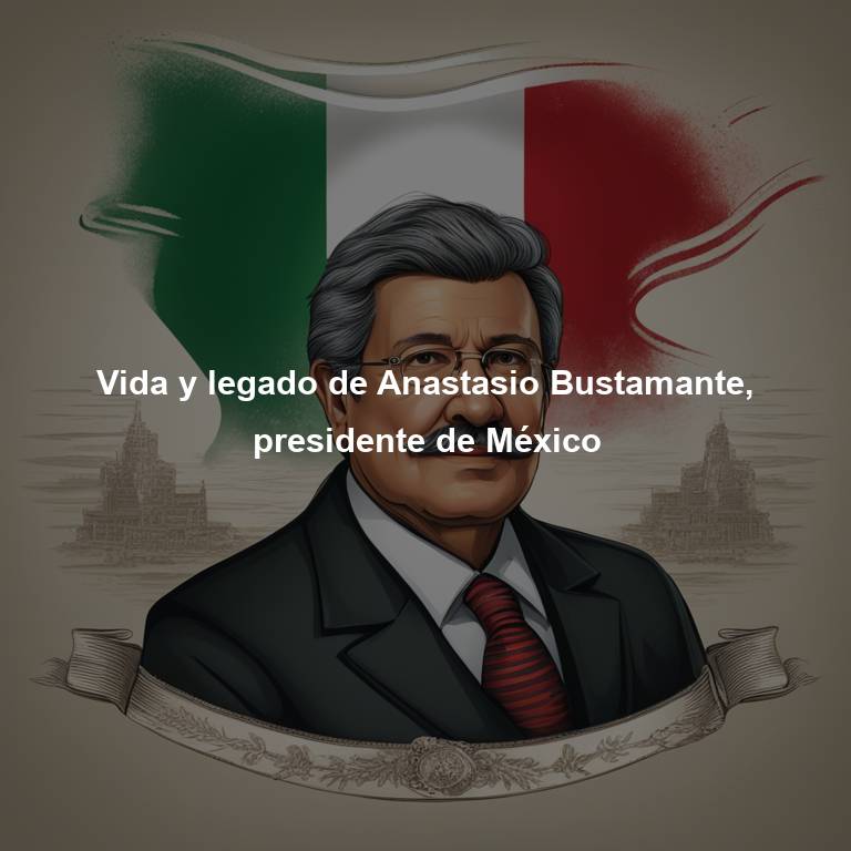 Vida y legado de Anastasio Bustamante, presidente de México