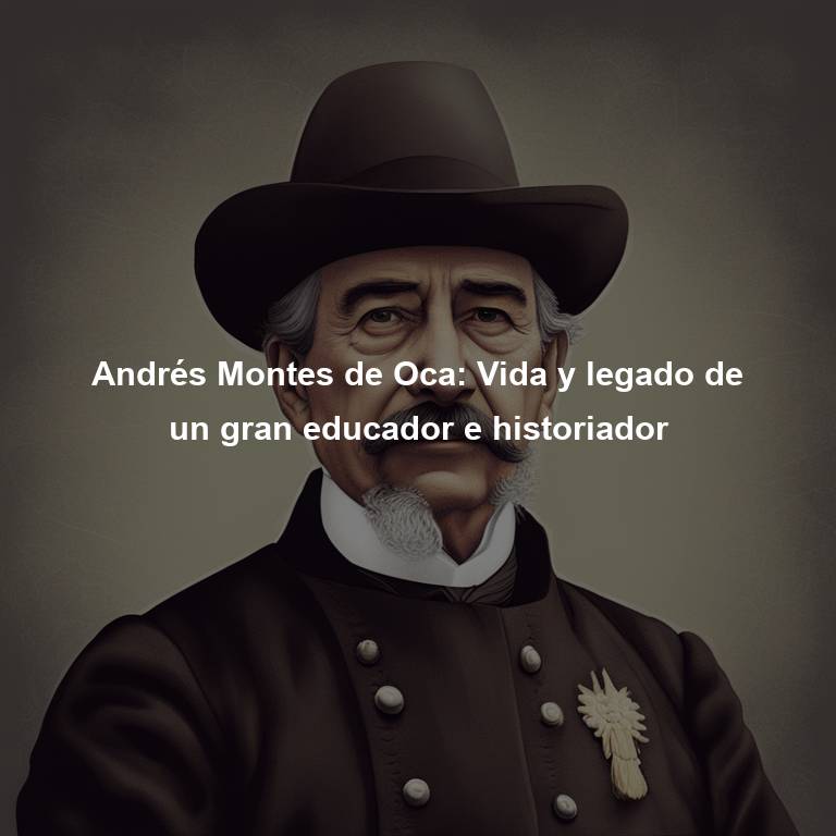 Andrés Montes de Oca: Vida y legado de un gran educador e historiador