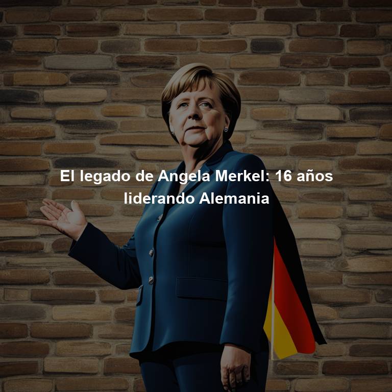 El legado de Angela Merkel: 16 años liderando Alemania