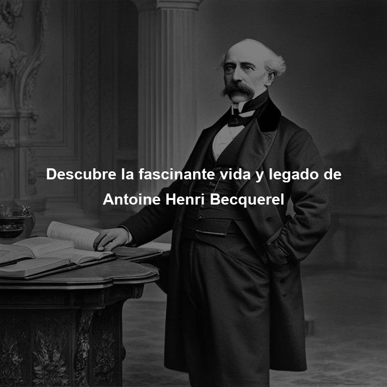 Descubre la fascinante vida y legado de Antoine Henri Becquerel