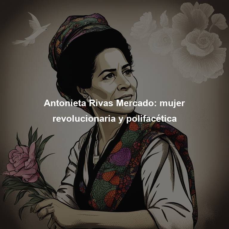 Antonieta Rivas Mercado: mujer revolucionaria y polifacética