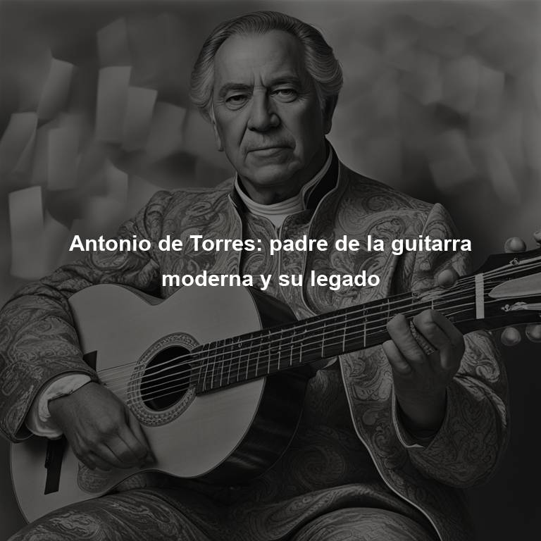 Antonio de Torres: padre de la guitarra moderna y su legado