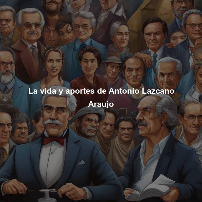 La vida y aportes de Antonio Lazcano Araujo