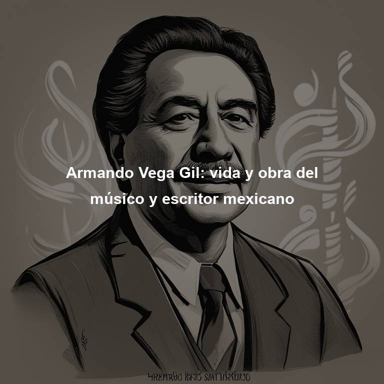 Armando Vega Gil: vida y obra del músico y escritor mexicano