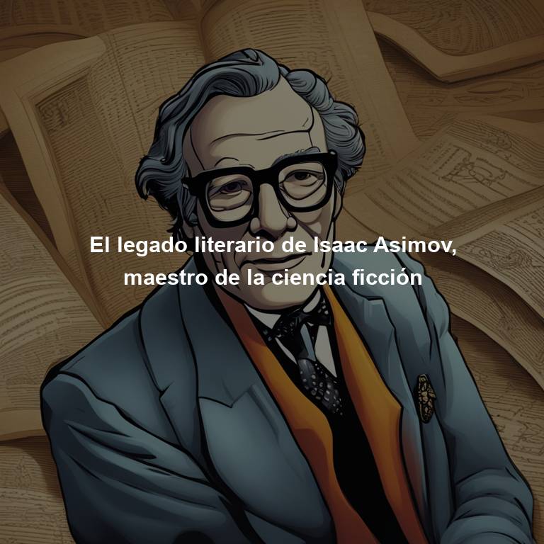 El legado literario de Isaac Asimov, maestro de la ciencia ficción