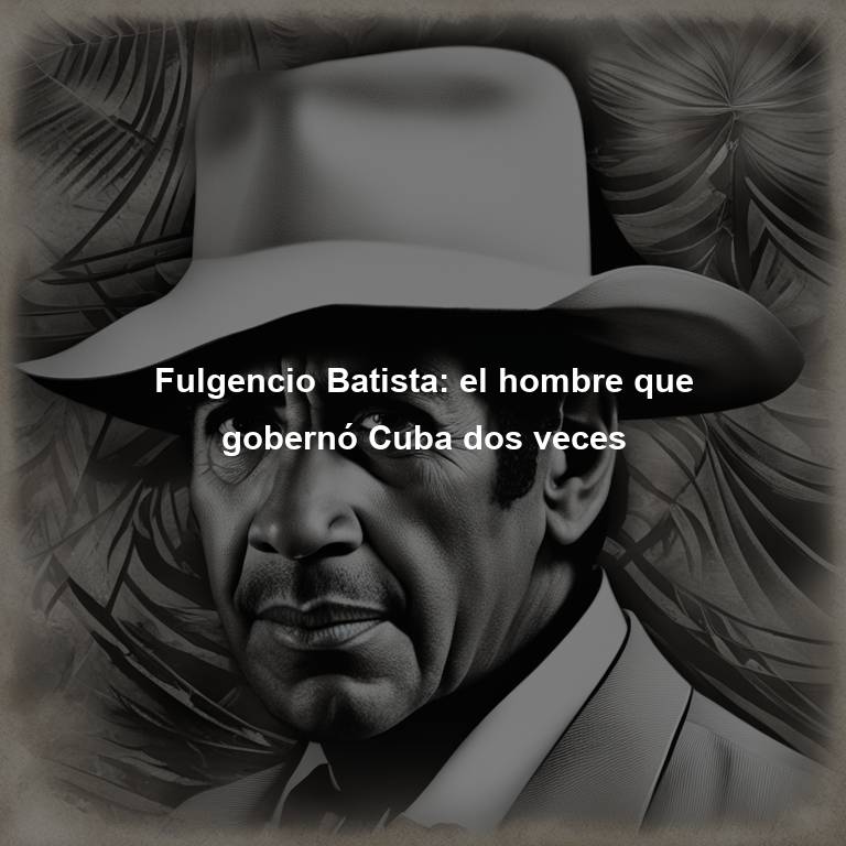 Fulgencio Batista: el hombre que gobernó Cuba dos veces