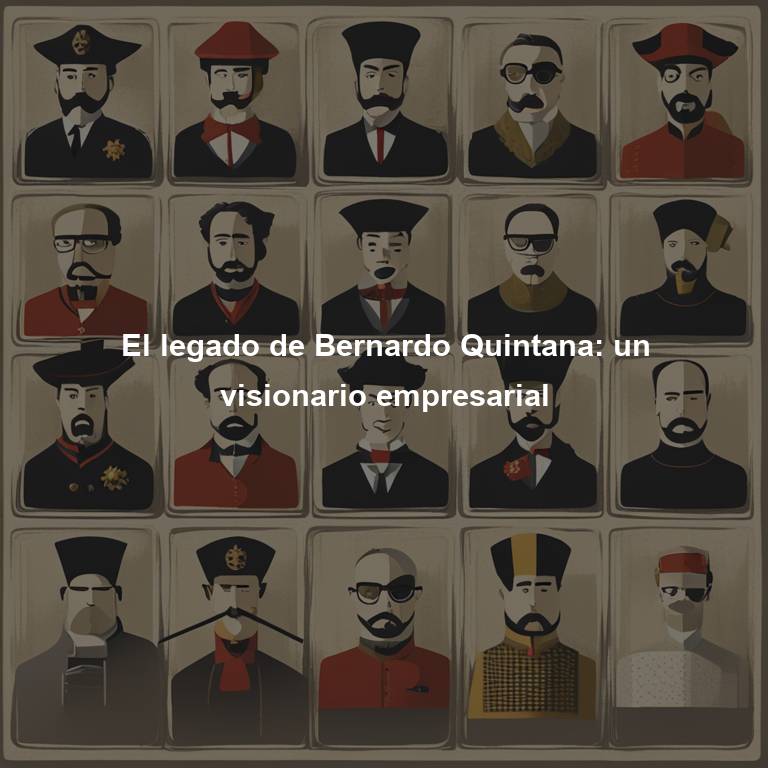 El legado de Bernardo Quintana: un visionario empresarial