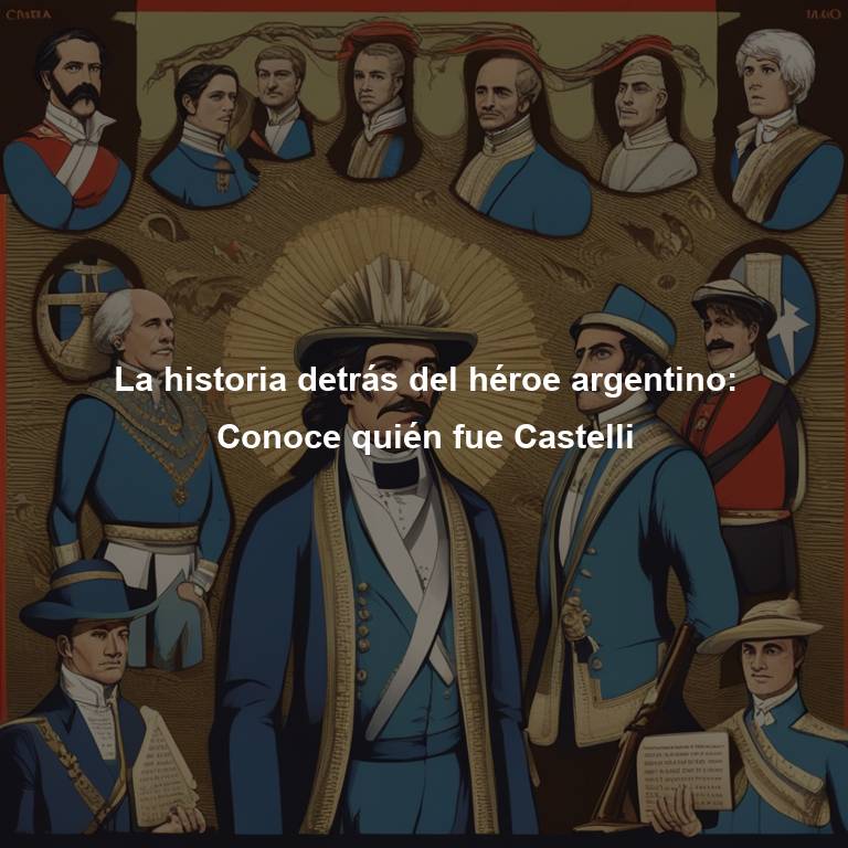 La historia detrás del héroe argentino: Conoce quién fue Castelli