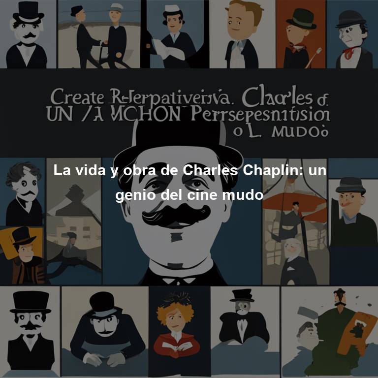 La vida y obra de Charles Chaplin: un genio del cine mudo