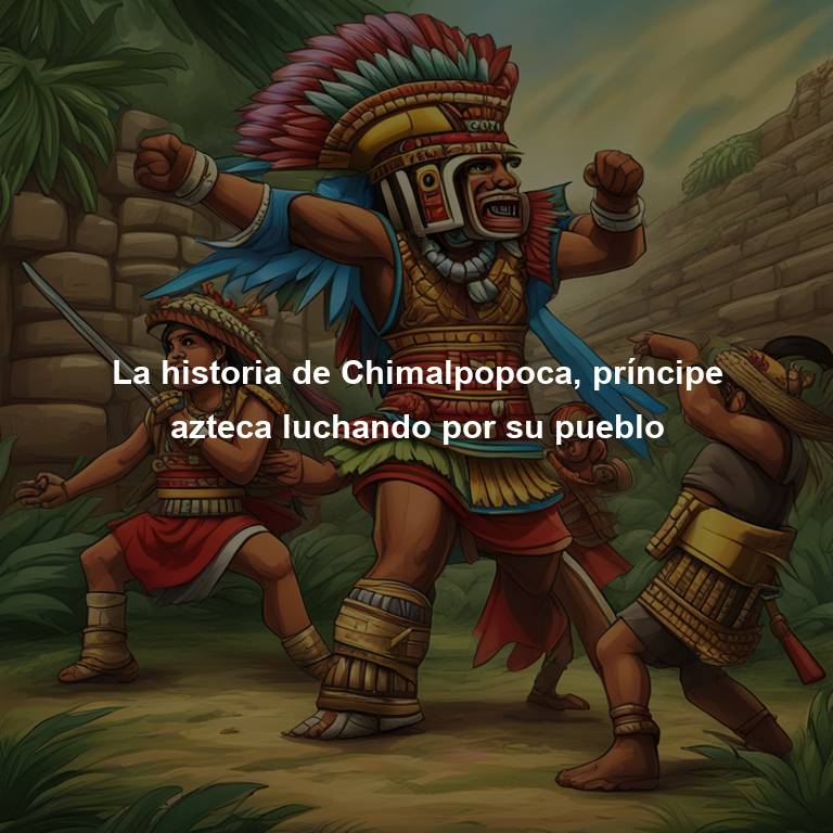 La historia de Chimalpopoca, príncipe azteca luchando por su pueblo