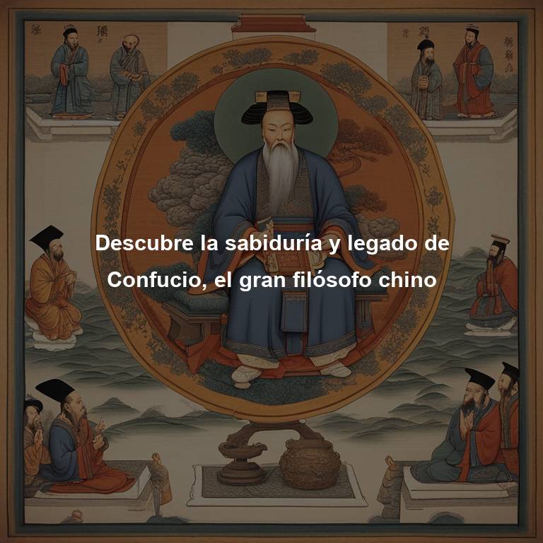 Descubre la sabiduría y legado de Confucio, el gran filósofo chino