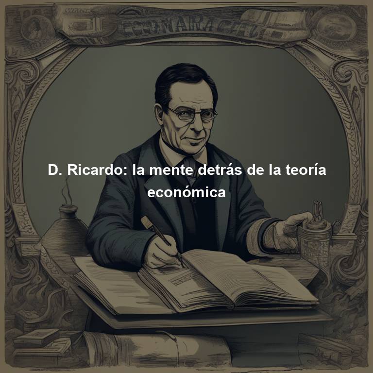 D. Ricardo: la mente detrás de la teoría económica