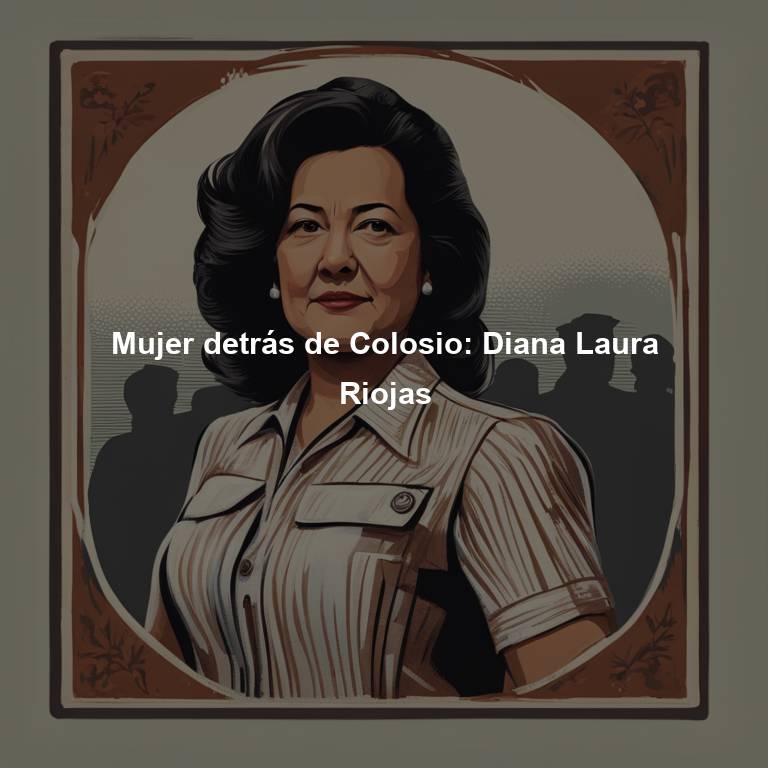 Mujer detrás de Colosio: Diana Laura Riojas