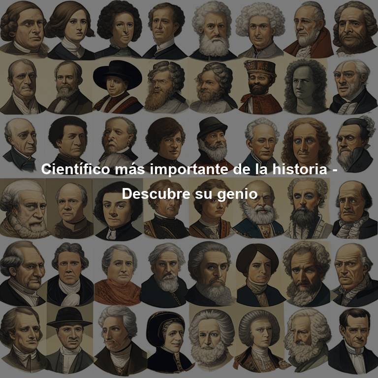 Científico más importante de la historia - Descubre su genio