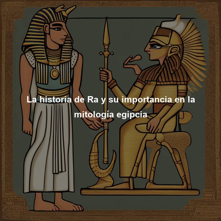 La historia de Ra y su importancia en la mitología egipcia