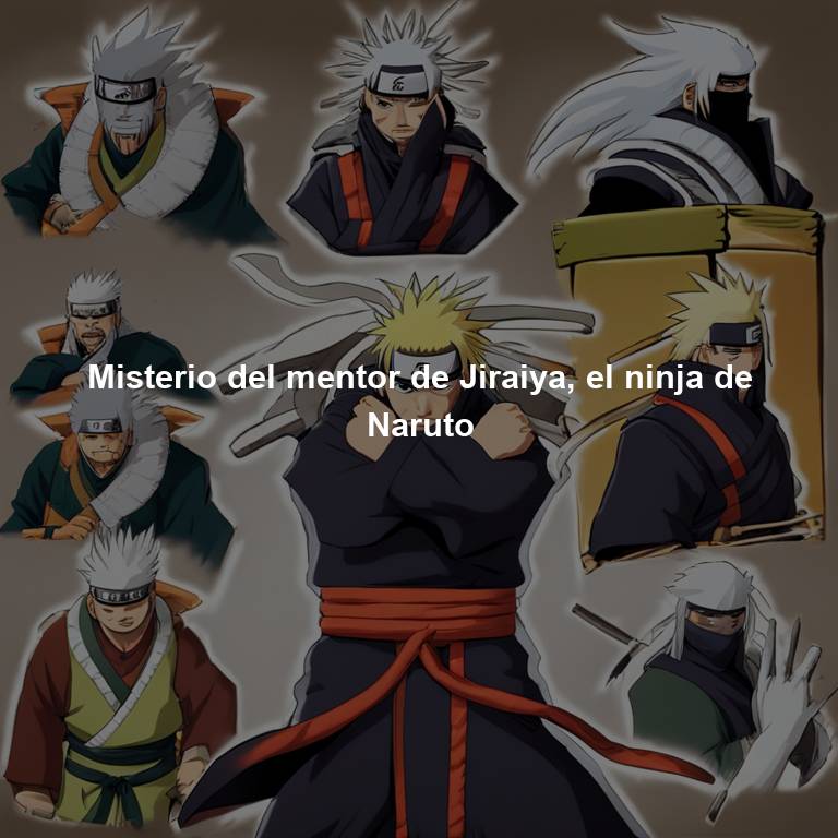 Misterio del mentor de Jiraiya, el ninja de Naruto
