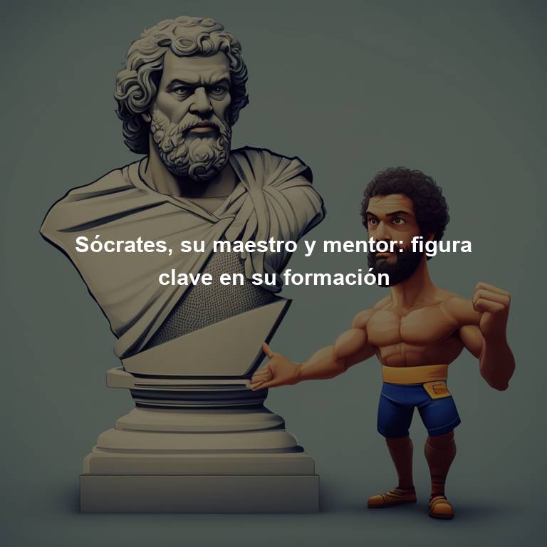 Sócrates, su maestro y mentor: figura clave en su formación
