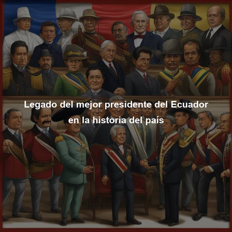 Legado del mejor presidente del Ecuador en la historia del país