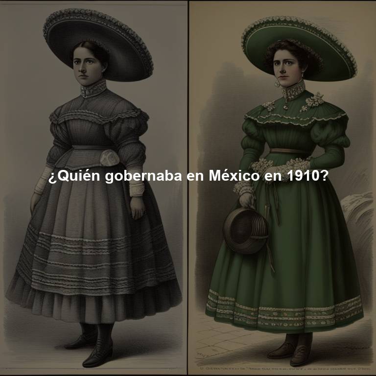 ¿Quién gobernaba en México en 1910?