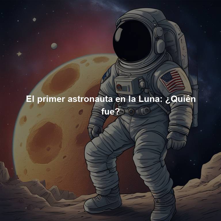 El primer astronauta en la Luna: ¿Quién fue?