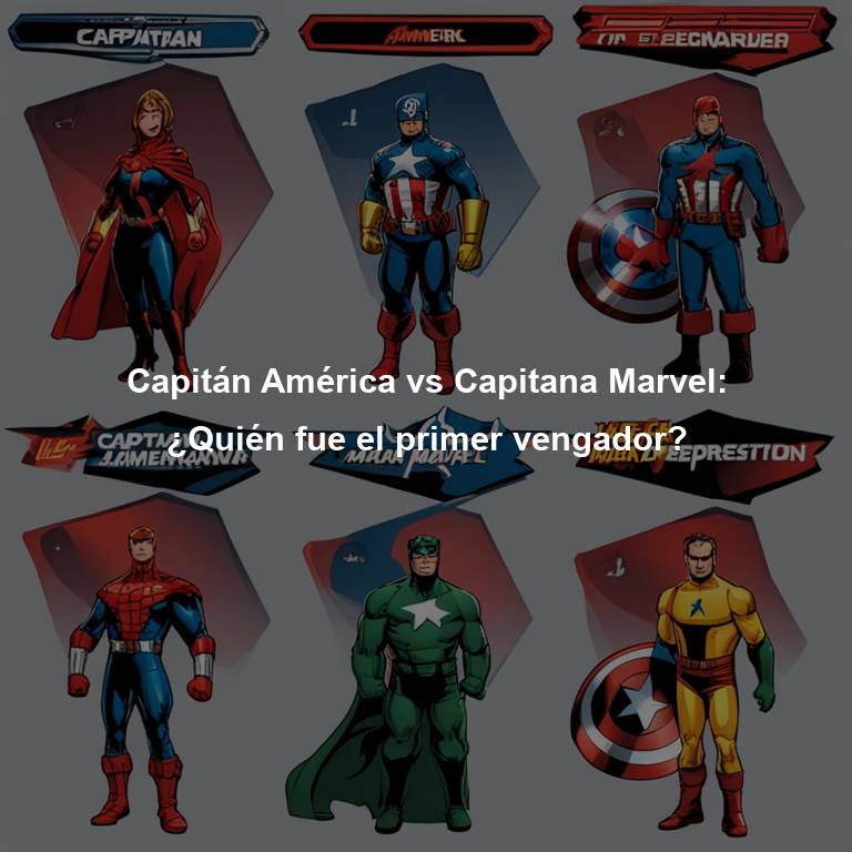 Capitán América vs Capitana Marvel: ¿Quién fue el primer vengador?