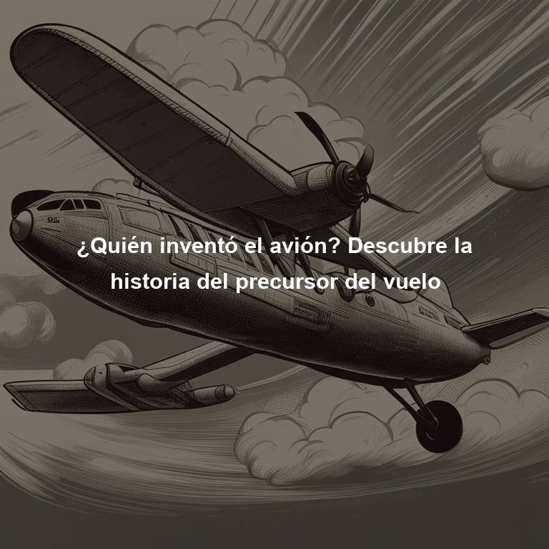 ¿Quién inventó el avión? Descubre la historia del precursor del vuelo