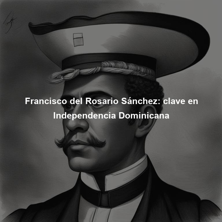 Francisco del Rosario Sánchez: clave en Independencia Dominicana