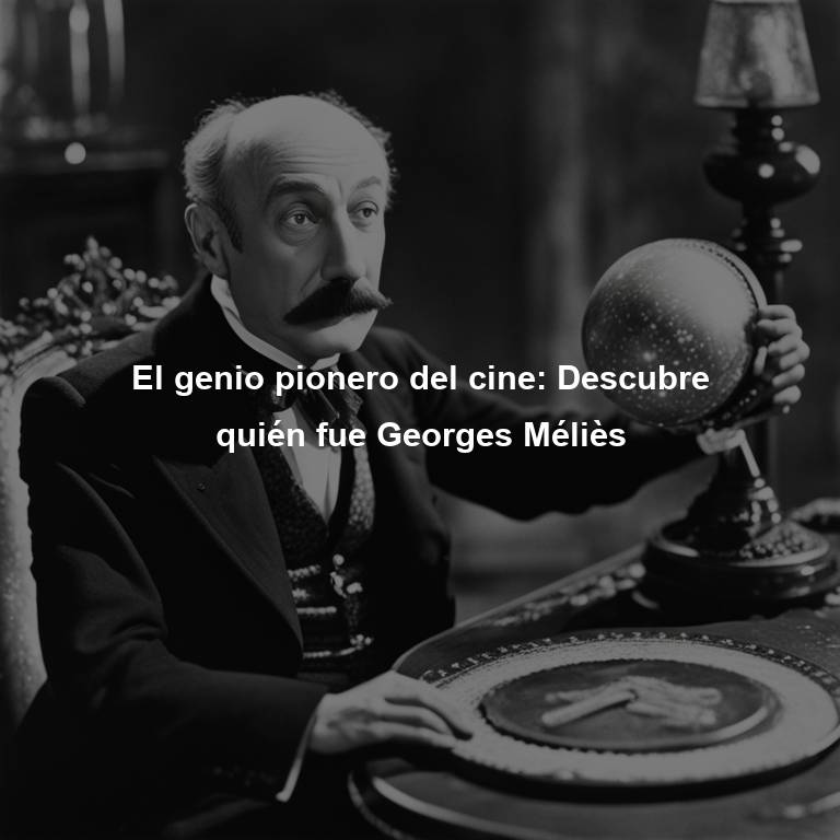 El genio pionero del cine: Descubre quién fue Georges Méliès