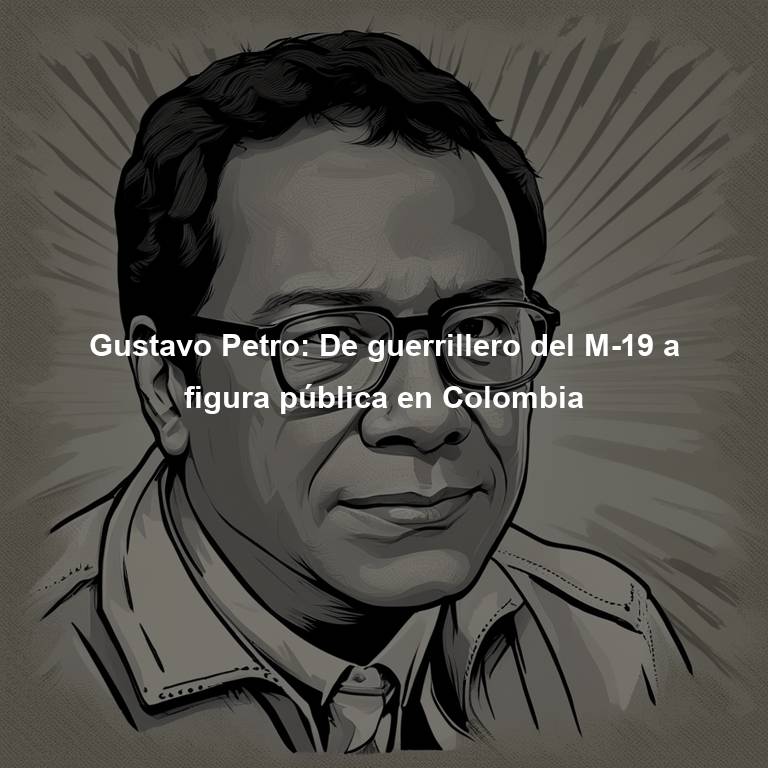 Gustavo Petro: De guerrillero del M-19 a figura pública en Colombia