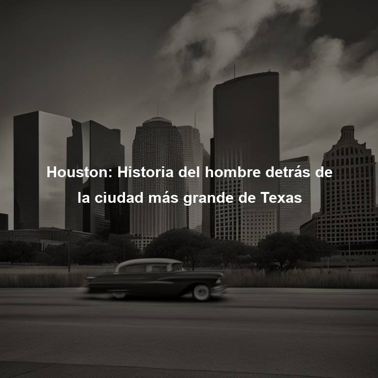Houston: Historia del hombre detrás de la ciudad más grande de Texas