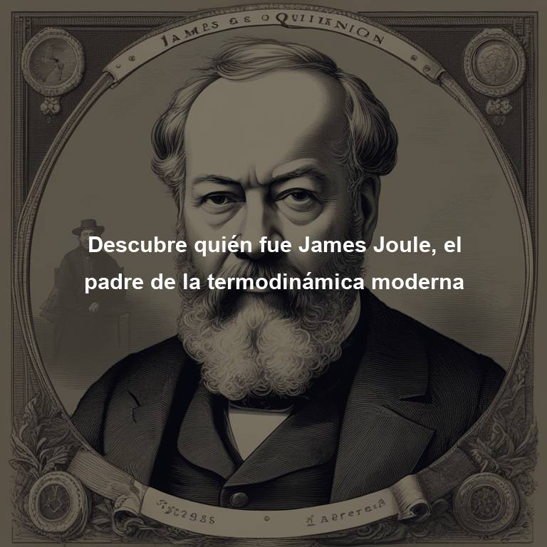 Descubre quién fue James Joule, el padre de la termodinámica moderna