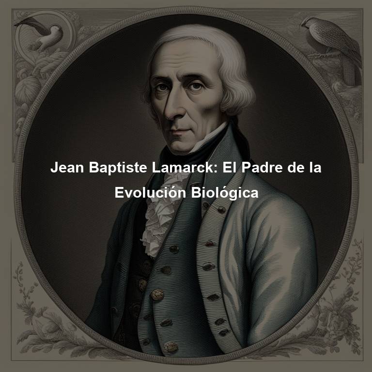 Jean Baptiste Lamarck: El Padre de la Evolución Biológica