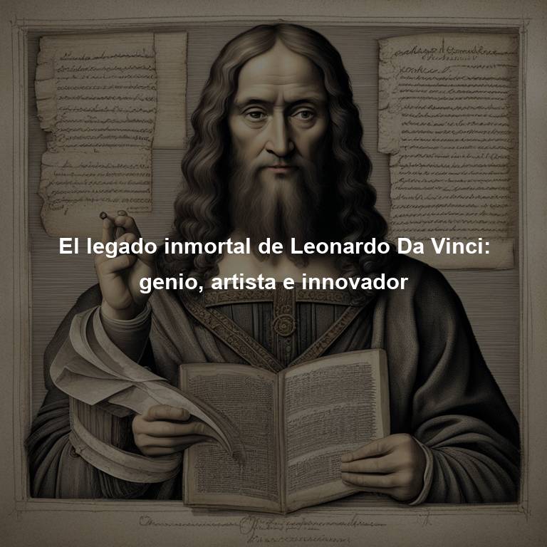 El legado inmortal de Leonardo Da Vinci: genio, artista e innovador