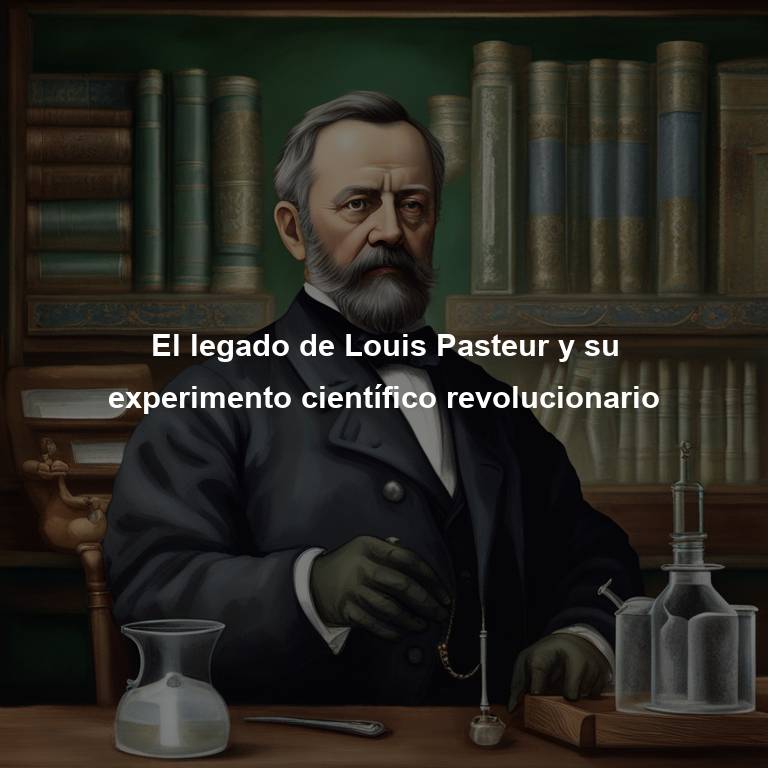 El legado de Louis Pasteur y su experimento científico revolucionario