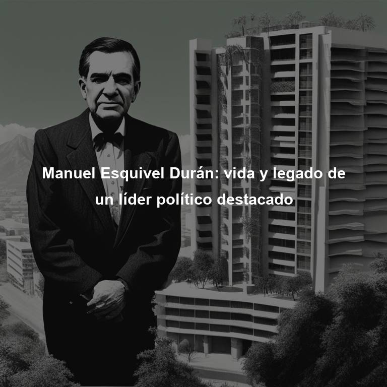 Manuel Esquivel Durán: vida y legado de un líder político destacado