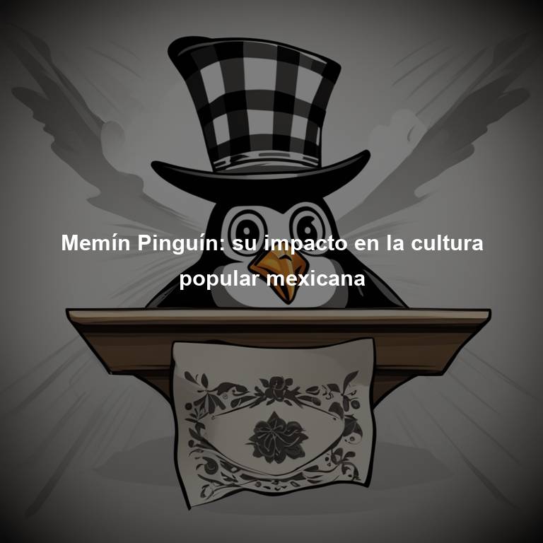 Memín Pinguín: su impacto en la cultura popular mexicana
