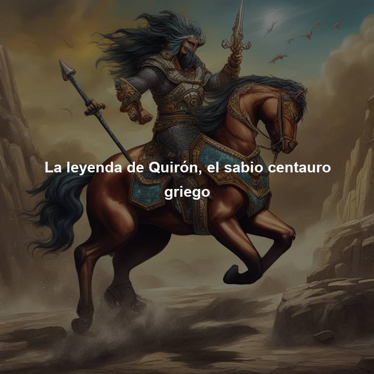 La leyenda de Quirón, el sabio centauro griego