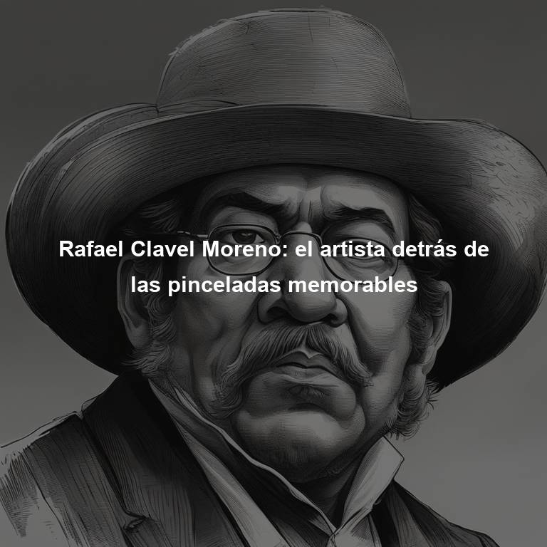 Rafael Clavel Moreno: el artista detrás de las pinceladas memorables