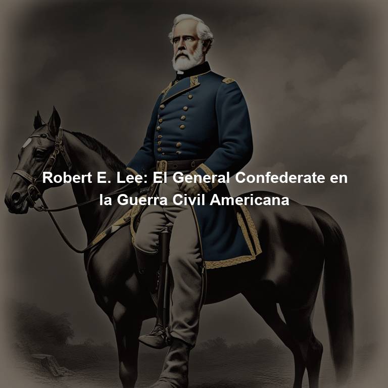 Robert E. Lee: El General Confederate en la Guerra Civil Americana