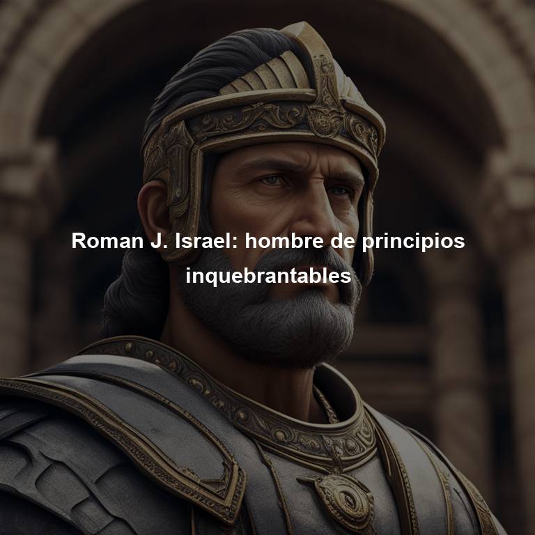 Roman J. Israel: hombre de principios inquebrantables