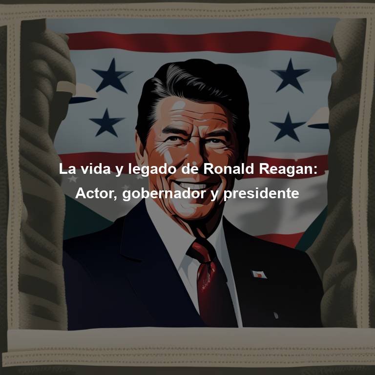 La vida y legado de Ronald Reagan: Actor, gobernador y presidente