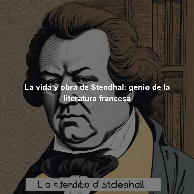 La vida y obra de Stendhal: genio de la literatura francesa