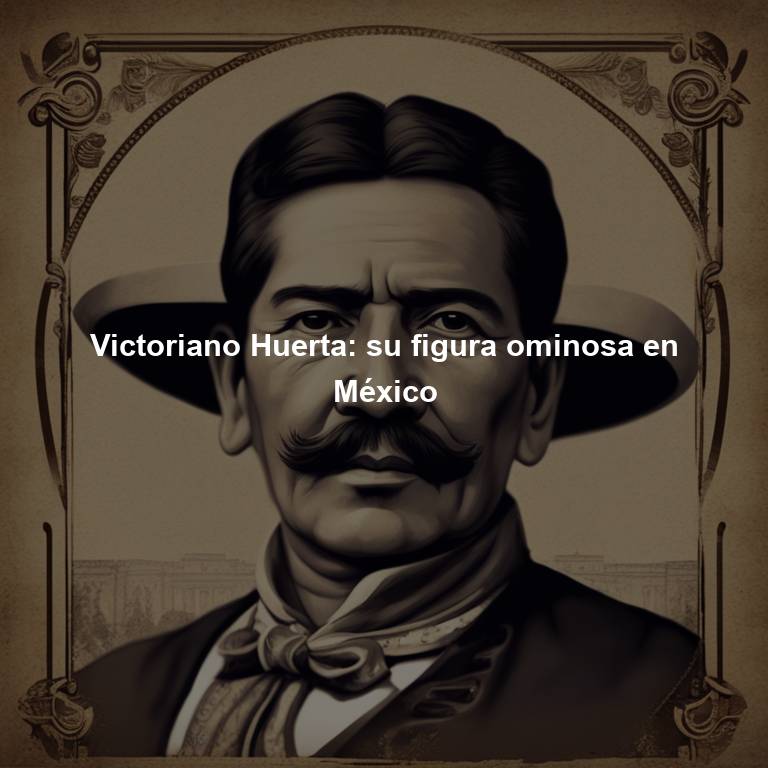Victoriano Huerta: su figura ominosa en México
